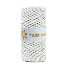 Cargar imagen en el visor de la galería, Cuerda Algodón 2mm Makrama 100m Blanco