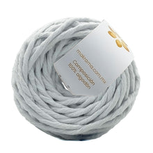 Cargar imagen en el visor de la galería, Hilaza Algodón Mini 4mm Makrama 150gr Blanco