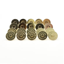 Cargar imagen en el visor de la galería, Broches Imán Para Bolsa Makrama 18mm Dorado 10pz
