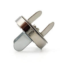 Cargar imagen en el visor de la galería, Broches Iman Para Bolsa Makrama 18mm Plateado (10pzs)