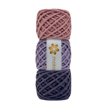 Cargar imagen en el visor de la galería, Kit Hilaza Algodón 3mm Makrama Colores Varios 3pz