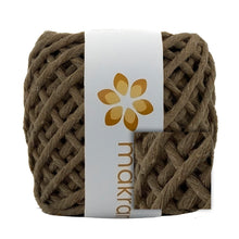 Cargar imagen en el visor de la galería, Hilaza Algodón Mini 4mm Makrama 150gr Café Capuchino