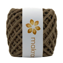Cargar imagen en el visor de la galería, Hilaza Algodón Mini 4mm Makrama 150gr Café Capuchino