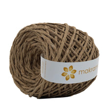 Cargar imagen en el visor de la galería, Hilaza Algodón 4mm Makrama 500gr Café Capuchino