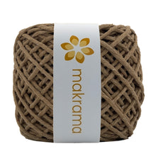 Cargar imagen en el visor de la galería, Hilaza Algodón 4mm Makrama 500gr Café Capuchino
