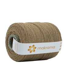 Cargar imagen en el visor de la galería, Cuerda Algodón 2mm Makrama 1kg Café Caramelo