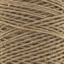 Cargar imagen en el visor de la galería, Cuerda Algodón 2mm Makrama 500gr Café Caramelo
