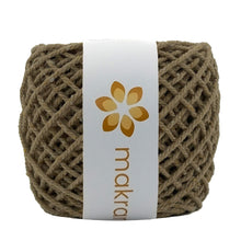 Cargar imagen en el visor de la galería, Cuerda Algodón Mini 2mm Makrama 150gr Café Caramelo