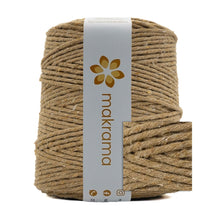 Cargar imagen en el visor de la galería, Hilaza Algodón 3mm Makrama 1kg Café Caramelo
