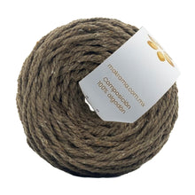 Cargar imagen en el visor de la galería, Cuerda Algodón Mini 2mm Makrama 150gr Café Medio
