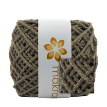 Cargar imagen en el visor de la galería, Cuerda Algodón Mini 2mm Makrama 150gr Café Medio