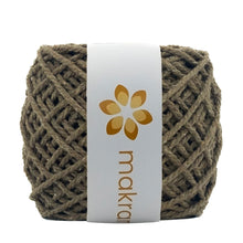 Cargar imagen en el visor de la galería, Cuerda Algodón Mini 2mm Makrama 150gr Café Medio