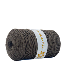 Cargar imagen en el visor de la galería, Cuerda Algodón 2mm Makrama 500gr Café Moca