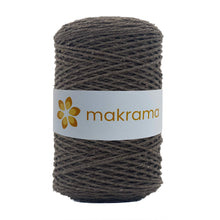 Cargar imagen en el visor de la galería, Cuerda Algodón 2mm Makrama 500gr Café Moca