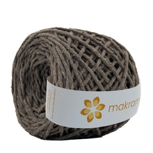 Cargar imagen en el visor de la galería, Hilaza Algodón 3mm Makrama 100m Café Moca