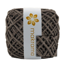 Cargar imagen en el visor de la galería, Hilaza Algodón 3mm Makrama 100m Café Moca