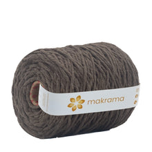 Cargar imagen en el visor de la galería, Hilaza Algodón 4mm Makrama 1kg Café Moca