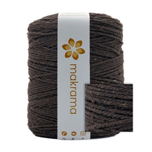 Cargar imagen en el visor de la galería, Cuerda Algodón 2mm Makrama 1kg Café Tabaco