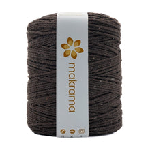Cargar imagen en el visor de la galería, Cuerda Algodón 2mm Makrama 1kg Café Tabaco