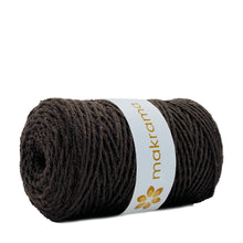 Cargar imagen en el visor de la galería, Cuerda Algodón 2mm Makrama 500gr Café Tabaco