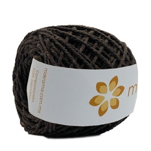 Cargar imagen en el visor de la galería, Cuerda Algodón Mini 2mm Makrama 150gr Café Tabaco