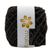 Cargar imagen en el visor de la galería, Cuerda Algodón Mini 2mm Makrama 150gr Café Tabaco
