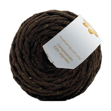 Cargar imagen en el visor de la galería, Hilaza Algodón Mini 3mm Makrama 150gr Café Tabaco