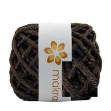 Cargar imagen en el visor de la galería, Hilaza Algodón Mini 3mm Makrama 150gr Café Tabaco