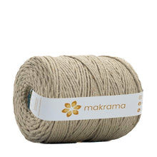 Cargar imagen en el visor de la galería, Hilaza Algodón 3mm Makrama 1kg Caqui
