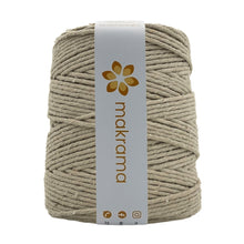 Cargar imagen en el visor de la galería, Hilaza Algodón 3mm Makrama 1kg Caqui