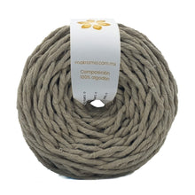 Cargar imagen en el visor de la galería, Hilaza Algodón 3mm Makrama 100m Caqui