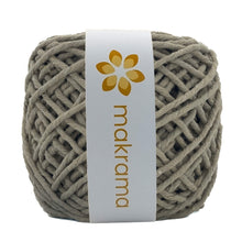 Cargar imagen en el visor de la galería, Hilaza Algodón 3mm Makrama 100m Caqui