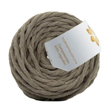 Cargar imagen en el visor de la galería, Hilaza Algodón Mini 4mm Makrama 150gr Caqui
