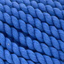 Cargar imagen en el visor de la galería, Cordón Flojo Algodón 5mm Makrama 800gr Azul Cobalto