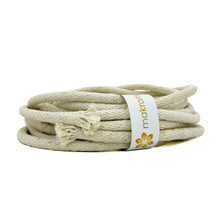 Cargar imagen en el visor de la galería, Cordón con Alma Algodón 13mm Makrama 1kg Crudo