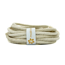 Cargar imagen en el visor de la galería, Cordón con Alma Algodón 13mm Makrama 1kg Crudo