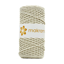 Cargar imagen en el visor de la galería, Cuerda Algodón 2mm Makrama 100m Crudo
