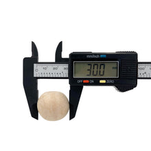 Cargar imagen en el visor de la galería, Cuentas Artesanales de Madera Makrama 30mm 50pz