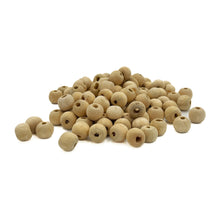 Cargar imagen en el visor de la galería, Cuentas Artesanales de Madera Makrama 13mm 100pz