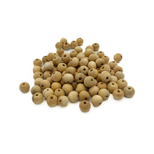 Cargar imagen en el visor de la galería, Cuentas Artesanales de Madera Makrama 13mm 100pz