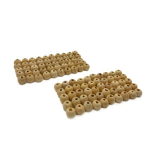 Cargar imagen en el visor de la galería, Cuentas Artesanales de Madera Makrama 13mm 100pz