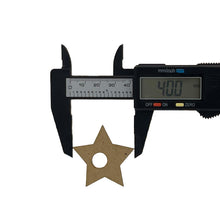 Cargar imagen en el visor de la galería, Cuentas Estrella Madera Makrama 4cm 20pz