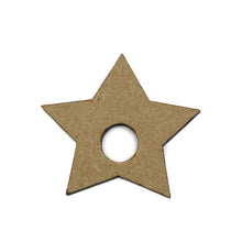 Cargar imagen en el visor de la galería, Cuentas Estrella Madera Makrama 4cm 20pz