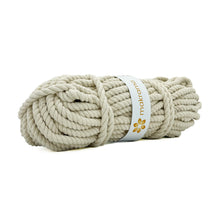 Cargar imagen en el visor de la galería, Cuerda Algodón 10mm Makrama 1kg Crudo