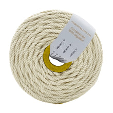 Cargar imagen en el visor de la galería, Cuerda Algodón 3mm Makrama 1kg Crudo