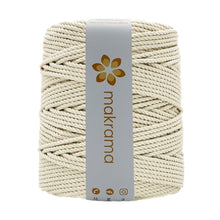 Cargar imagen en el visor de la galería, Cuerda Algodón 3mm Makrama 1kg Crudo