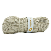 Cargar imagen en el visor de la galería, Cuerda Algodón 4mm Makrama Crudo (2 Cabos)