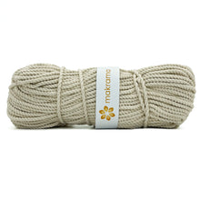 Cargar imagen en el visor de la galería, Cuerda Algodón 4mm Makrama Crudo (2 Cabos)