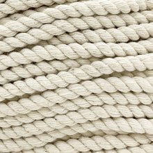 Cargar imagen en el visor de la galería, Cuerda Algodón 4mm Makrama Crudo (2 Cabos)