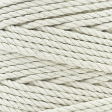 Cargar imagen en el visor de la galería, Cuerda Algodón 4mm Makrama 1kg Crudo (3 cabos)